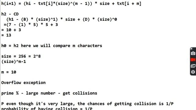 Rabin Karp - Rolling Hash for pattern searching/matching, Substring search смотреть онлайн
