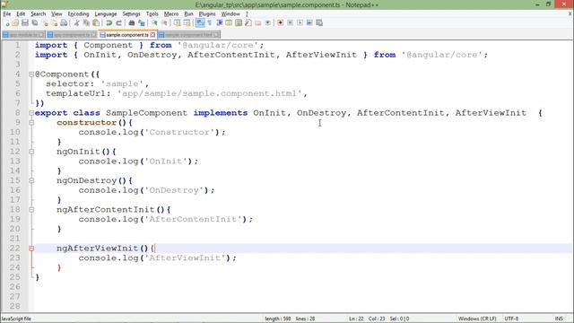 Angular 2 - Life Cycle Hooks смотреть онлайн