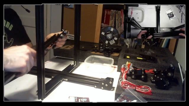Building 3D printer. 02 #tevotarantula #tevo #tarantula #3dprinting смотреть онлайн