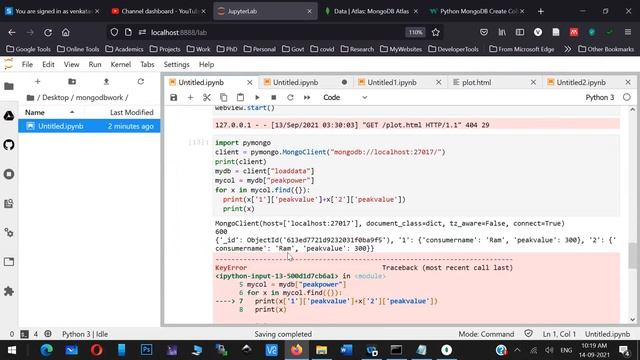 MongoDB and Python to plot Generation bar graph смотреть онлайн