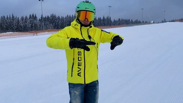 ЗА 3 Минуты! Как Тормозить на лыжах | Как ПРАВИЛЬНО Научиться Кататься на Горных ЛЫЖАХ | урок смотреть онлайн