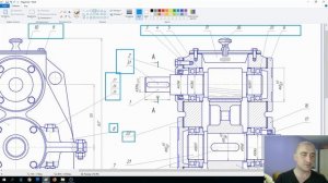 Чтение сборочного чертежа редуктора. Чтение чертежей