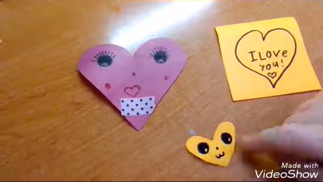 Diy кавайные сердечки на День святого Валентина смотреть онлайн