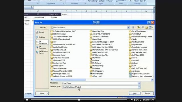 Introduction to Microsoft Excel Class: 60 Minutes смотреть онлайн