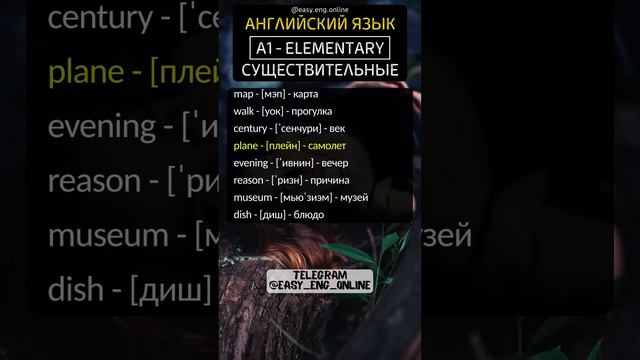 🏫🇬🇧СУЩЕСТВИТЕЛЬНЫЕ - A1 | ELEMENTARY (№52)🧨Английскиае слова, которые нужно знать💠 смотреть онлайн