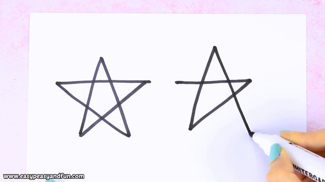 How to Draw a Star Step by Step Drawing Tutorial смотреть онлайн