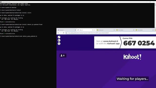 Kahoot Bot Flood Script [Updated] смотреть онлайн