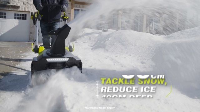 Let it snow this winter with the MAX POWER Brushless 53cm Snow Thrower from RYOBI® смотреть онлайн