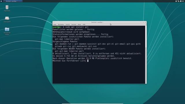 Git: Installation unter Ubuntu / Debian (Linux) смотреть онлайн