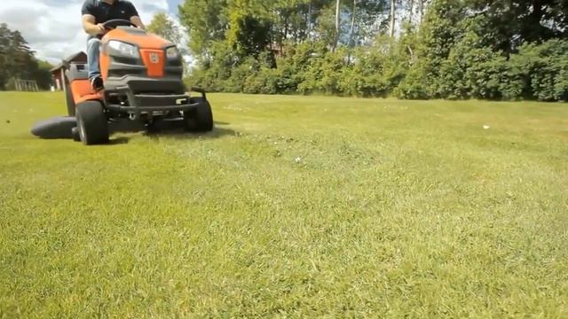 Трактор газонокосилка Husqvarna смотреть онлайн