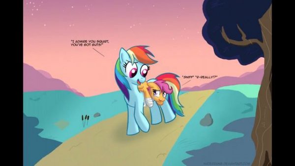 MLP: FiM - Rainbow Dash & Scootaloo