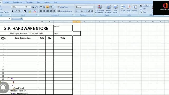 how to make a Bill Book Format in Ms Excel 2022 | Bill Book Design in Excel | How to make Bill Book смотреть онлайн