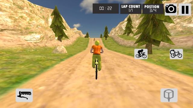 Mad Skills Dirt Track Bicycle Race - Extreme Sports - motocross racing game смотреть онлайн