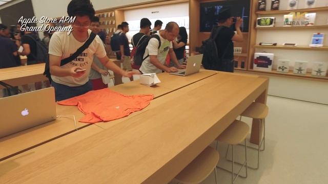 Apple Store Hong Kong APM Grand Opening by iPhone 7 and DJI OSMO смотреть онлайн