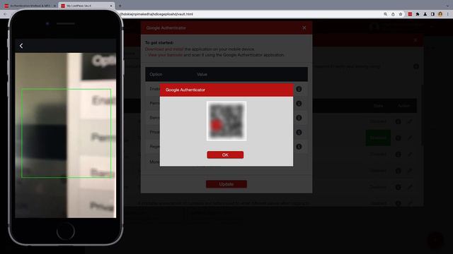 Regenerate The Secret Key For Google Authenticator In LastPass