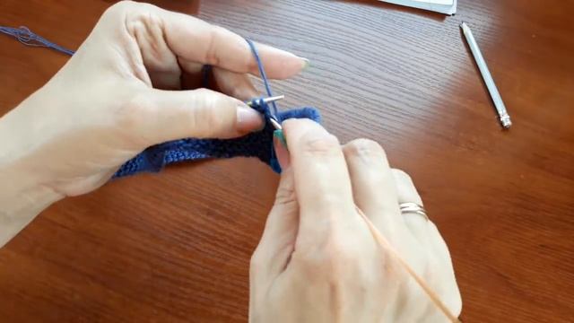 Джемпер спицами. Часть 3. Делаем расчет. Росток 1-6 ряды. смотреть онлайн