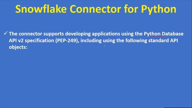 1. Snowflake Connector for Python |CONNECTING TO SNOWFLAKE |Snowflake|Python|CONNECTORS|VCKLY Tech смотреть онлайн