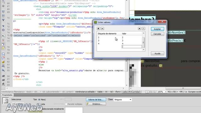How to make an online shop with Dreamweaver and PHP. Chapter 41 смотреть онлайн