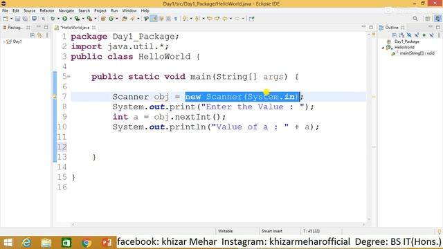 Take Input From User in Java [Urdu/Hindi] Getting Input From User in Java Scanner Class in Java Urd смотреть онлайн