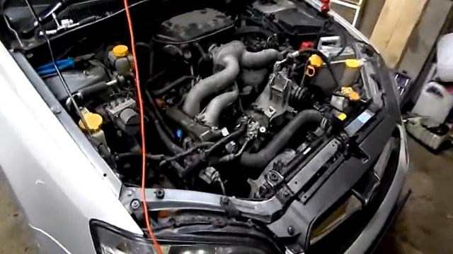 Первый запуск контрактного двигателя EJ204 смотреть онлайн