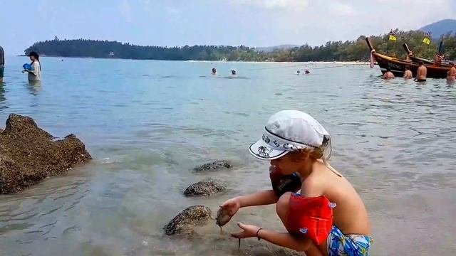 Пляж Ката Бич Пхукет ВЛОГ Kata Beach Phuket смотреть онлайн