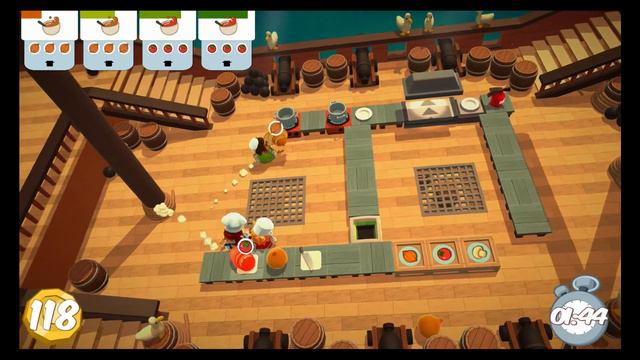 Overcooked Special Edition Nintendo Switch Gameplay part 3 смотреть онлайн