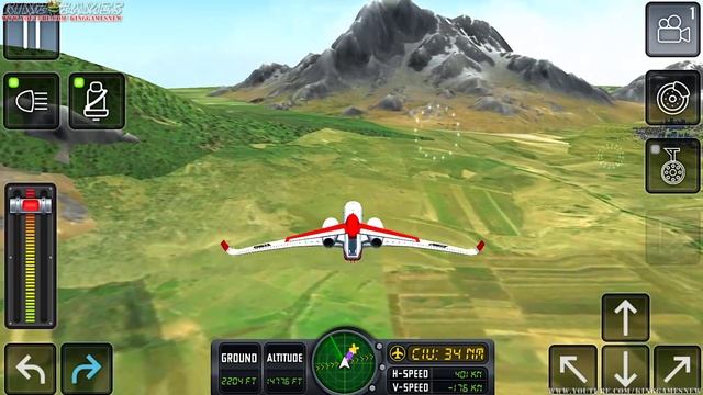 Airplane Flight Simulator - Air Planes Pilot 3D  - Android GamePlay