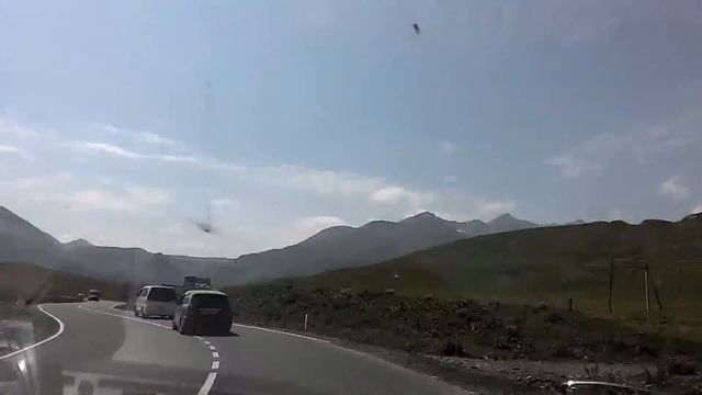 Военно-Грузинская дорога (Крестовый перевал) 24.08.2016, быстрая съемка, Timelapse смотреть онлайн