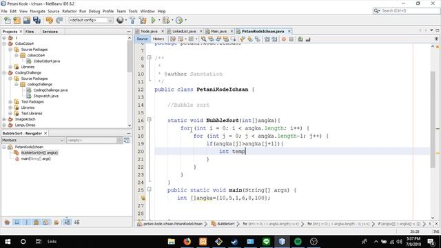 Cara Melakukan Pengurutan Data di Java [Bubble Sort] смотреть онлайн