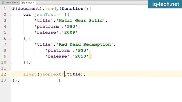 دورة احتراف jQuery - JSON смотреть онлайн