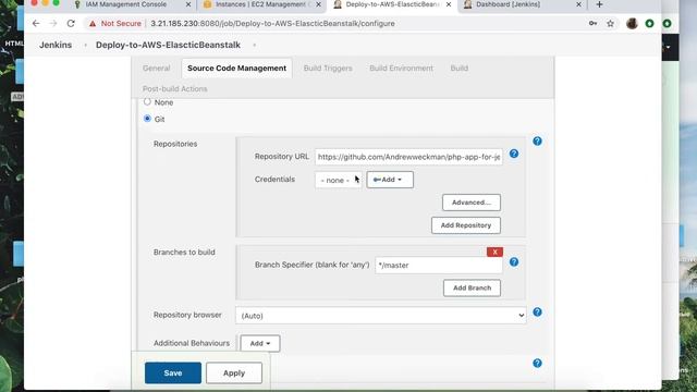 Deploy to AWS Elastic Beanstalk with Jenkins смотреть онлайн