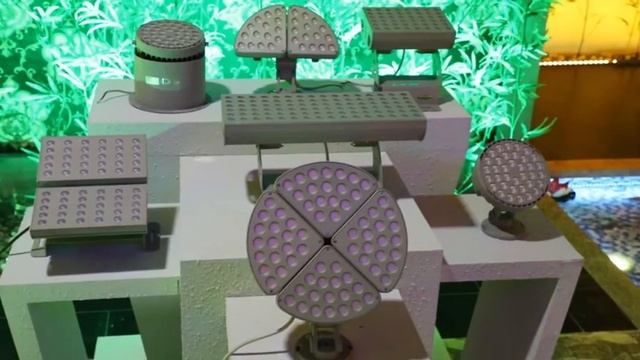 Мощные низковольтовые светильники для подсветки деревьев, зданий и памятников. смотреть онлайн