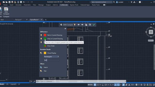 AutoCAD Compare Komutu смотреть онлайн