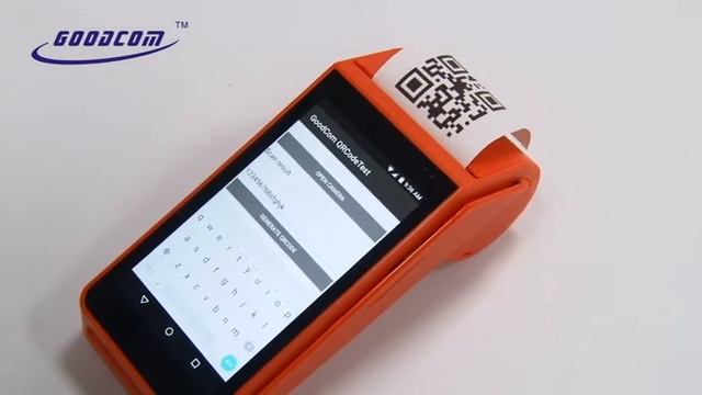 GOODCOM Smart Android POS Printer with rear camera for 1D/2D Scanning смотреть онлайн