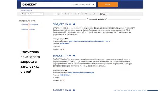 Выпуск № 11. Энциклопедия Znanium: поиск в заголовках статей смотреть онлайн