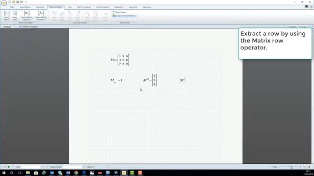 Mathcad Prime 4.0 Tutorial Extracting Elements from a Matrix Free ELearning #mathcad #mathcadprime смотреть онлайн