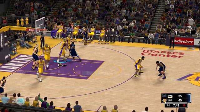 NBA 2K Utah Jazz '20 vs Los Angeles Lakers '01 - Could Gobert defend 'Prime Shaq'? (FOULED OUT!) смотреть онлайн