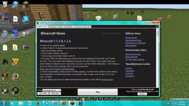 How to update Minecraft Pc from 1.5.2/1.6.4 to the latest update. смотреть онлайн