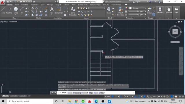 HOW TO DRAW 2D FLOOR PLAN. AUTOCAD BANGLA TUTORIAL. смотреть онлайн