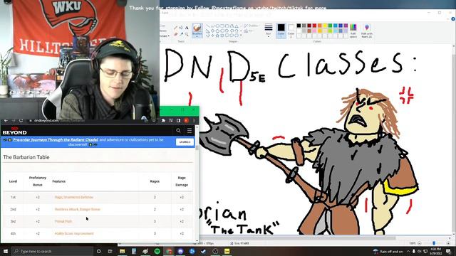 DND 5E Classes: Barbarian смотреть онлайн