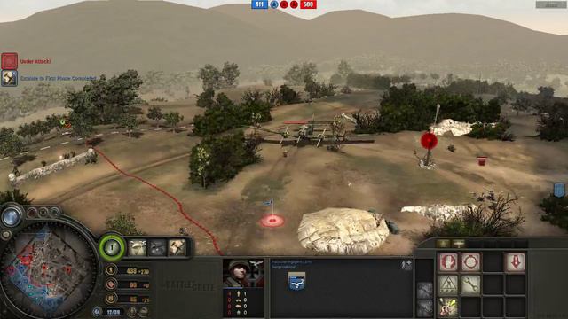 Battle of Crete mod (3.9.8) PvP, 2x2 Hill 107 map #3 смотреть онлайн