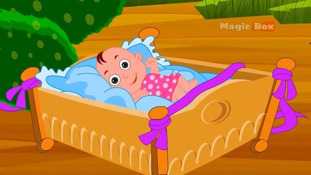 Rock A Bye Baby - English Nursery Rhymes - Cartoon And Animated Rhymes смотреть онлайн