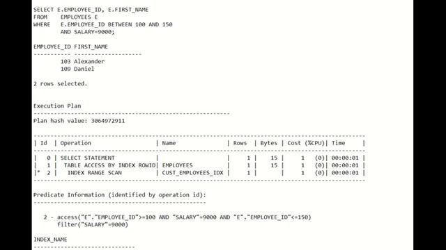 Oracle SQL Tuning Case Study 19 - Index Usage смотреть онлайн