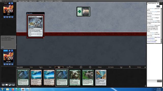 Legacy Mono Green Post Undefeated League 09-24-20 Rd 1 vs Pokimoki Pile MTG смотреть онлайн