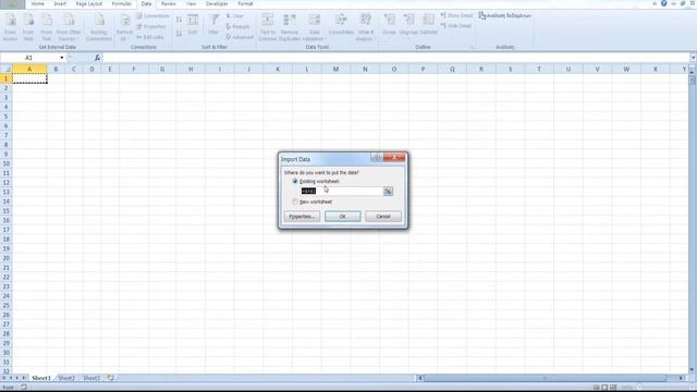 How to load data in Excel 2010 from a CSV or text file смотреть онлайн