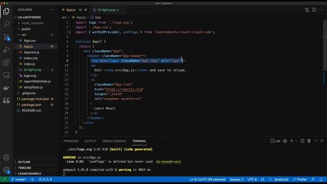 Your First Feature in React with LaunchDarkly (1 of 2) смотреть онлайн
