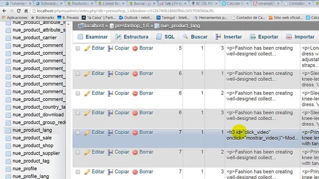 Insertar un vídeo de forma dinámica en la ficha de смотреть онлайн