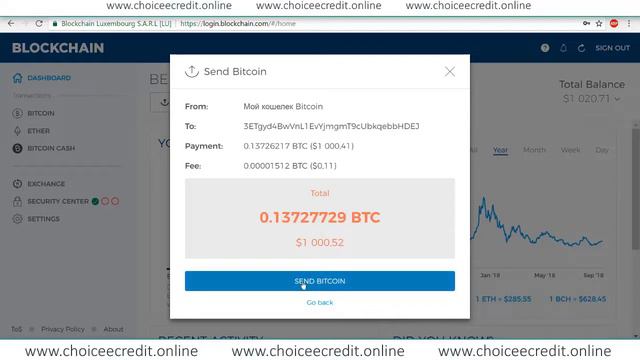 Как сделать вклад в Choice E-Credit смотреть онлайн