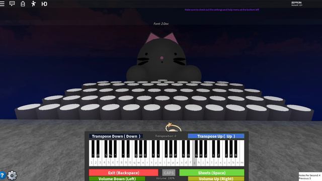 Melanie Martinez - Copy Cat - Roblox Piano / Virtual Piano смотреть онлайн