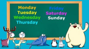 Песенки про дни недели на английском языке